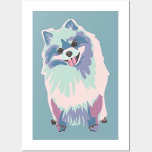 Pretty Pomeranian Portrait Posters and Art